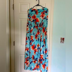 Women’s sleeveless maxi dress with pockets XL